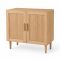 Credenza a Due Ante in Legno di Rovere