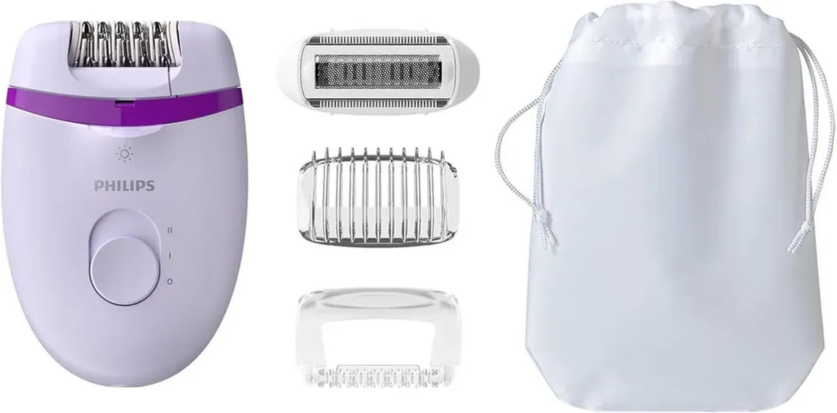 Epilatore Elettrico Satinelle Philips Bre275/30 con 4 Accessori