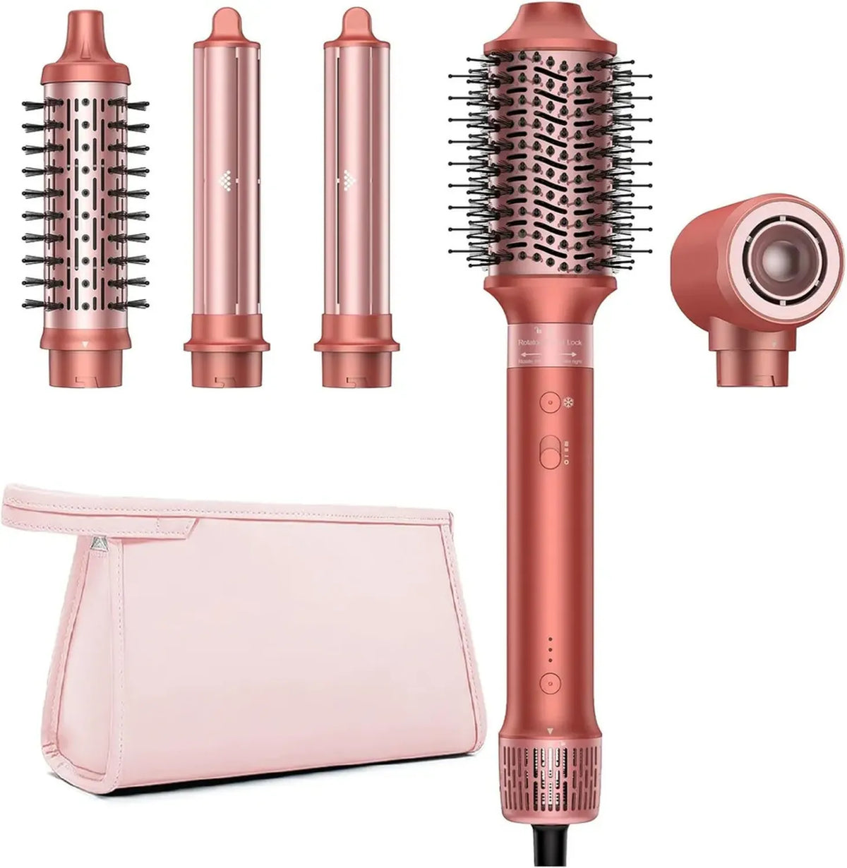 Spazzola Asciugacapelli HITTIONA 5 in 1 con Styler Automatico