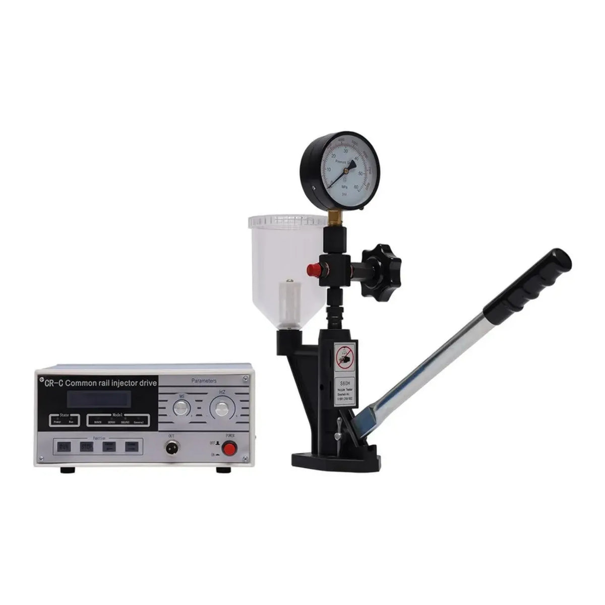 Tester di iniezione CR-C S60H per iniettori diesel, multifunzionale, 220 V, fino a 600 bar e 8000 PSI