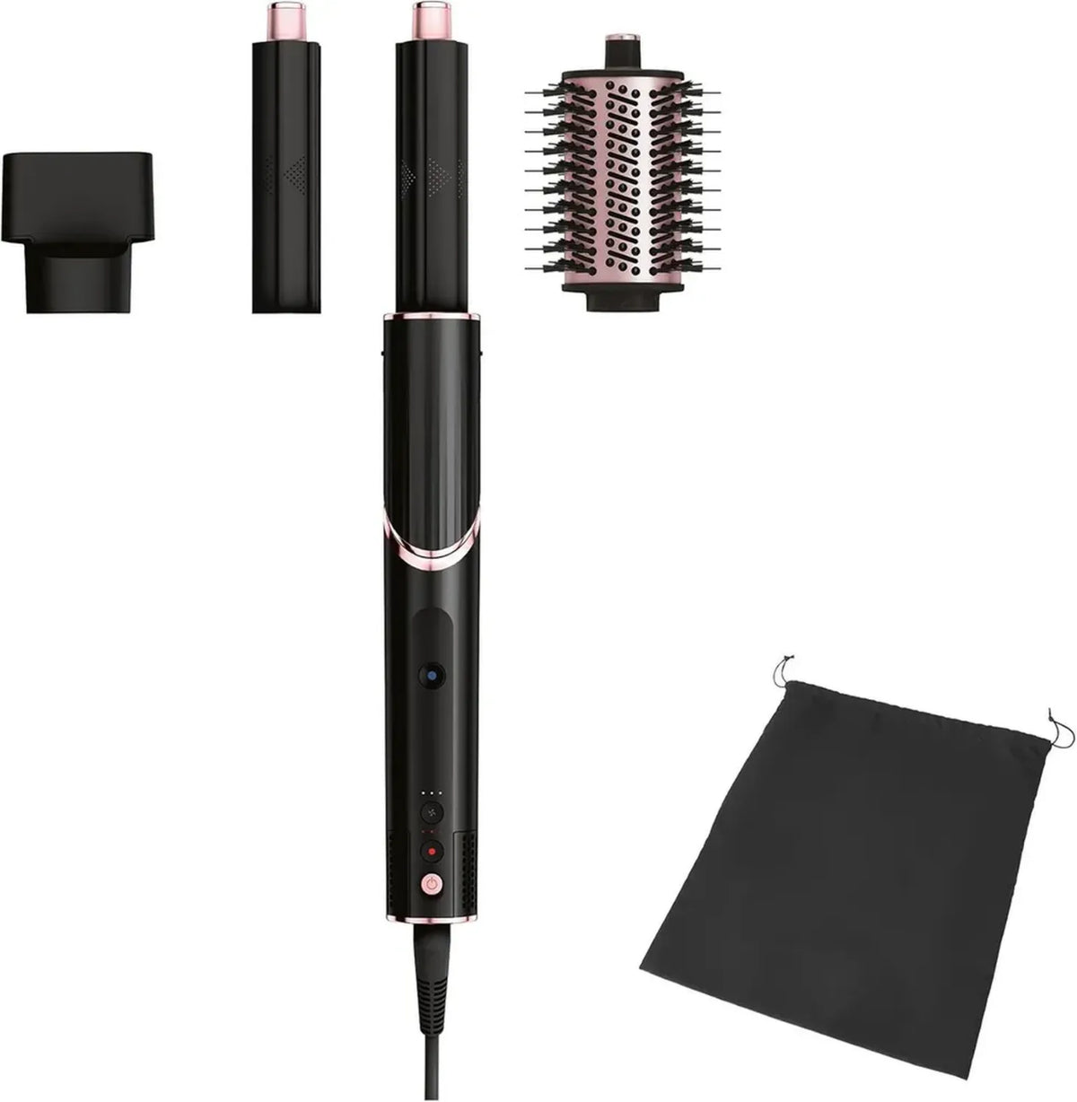 Shark FLEXSTYLE 3 in 1: Styler e Asciugacapelli con Arricciacapelli, Spazzola Volumizzante e Custodia da Viaggio