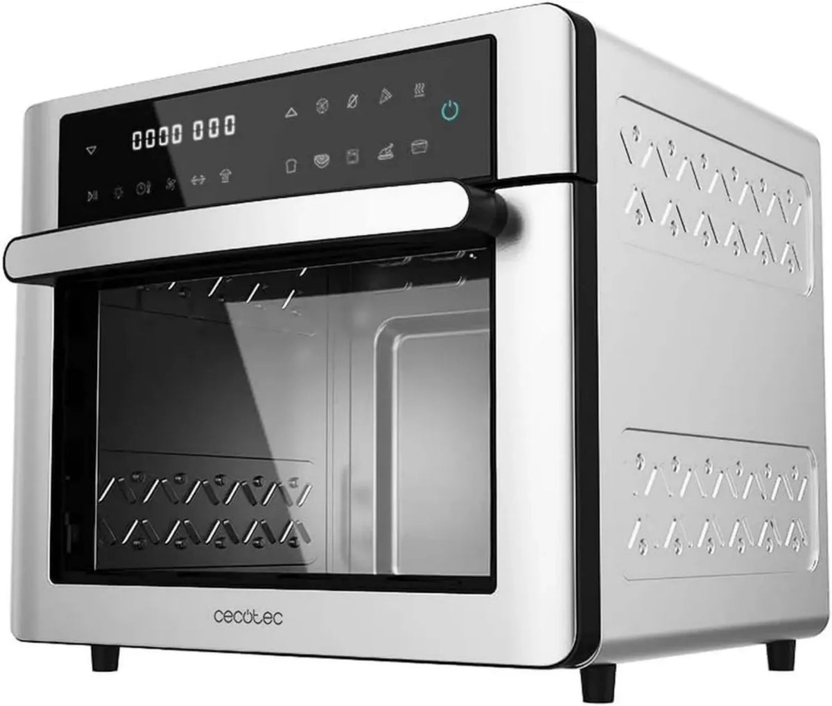 Cecotec Bake&Fry Touch Friggitrice ad Aria, Forno Convezione 30L Acciaio