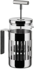 Alessi 9094 - Caffettiera a Filtro in Acciaio Inox 18/10 Lucido, Capacità 3 Tazze