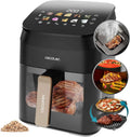 Friggitrice ad Aria Cecotec 4.5L - Air Fryer con Griglia e Affumicatore, 1900W, Doppia Resistenza, 10 Programmi, Temperatura 40-200°C