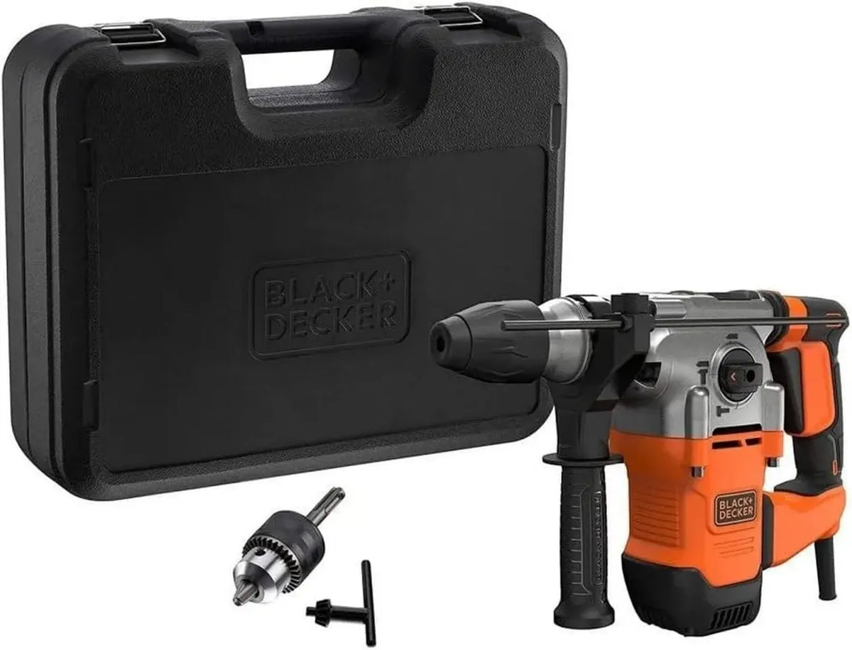 BLACK+DECKER Trapano a Percussione 1250 W, 3 Modalità, 3,5 J, Accessori Inclusi