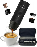 Caffettiera Portatile USB 80ml, Compatibile con Capsule e Polvere, Ideale per Viaggi