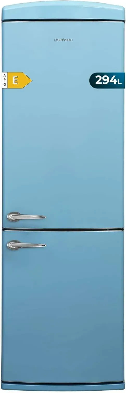 Cecotec Frigorifero Retrò Bolero Total No Frost 294L, Multi Cooling, Ultra Fresh, Classe Energetica E