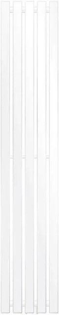 Termosifone Scaldasalviette Verticale Piatto 260x1400 mm Bianco per Bagno
