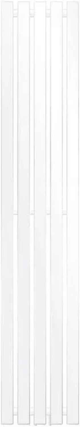 Termosifone Scaldasalviette Verticale Piatto 260x1400 mm Bianco per Bagno