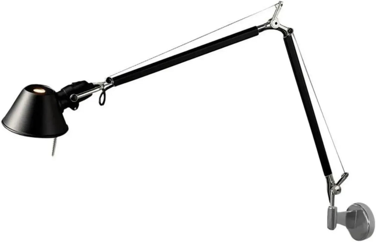 Artemide Tolomeo Lampada da Parete Micro, Colore Nero
