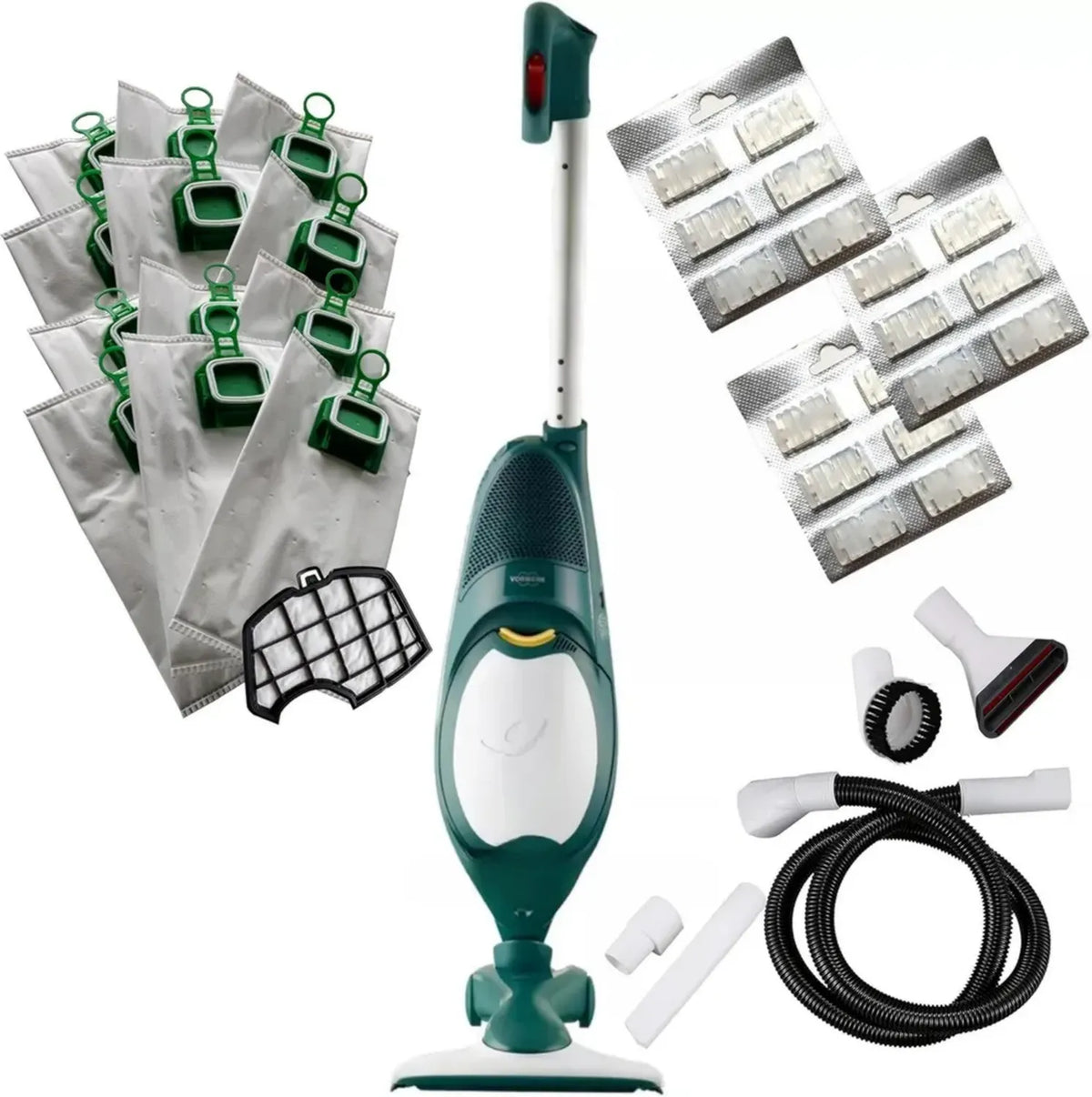 Aspirapolvere Folletto VK140 con Accessori Completi e Kit 7 Anni