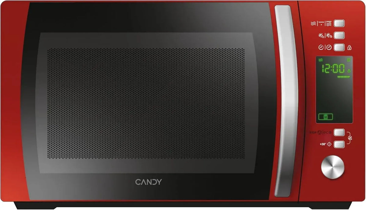 Candy Microonde 20L con Grill e App, 700W, Scongelamento, Rosso