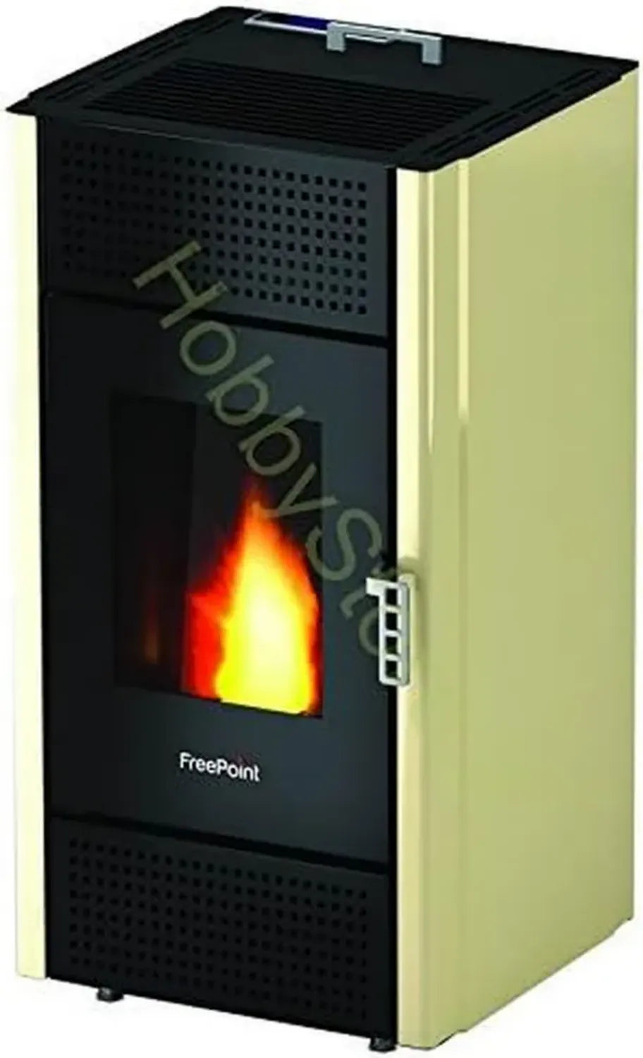 Stufa a Pellet Leonora/Miriam 7 KW, Colore Avorio, Modello 98020-20