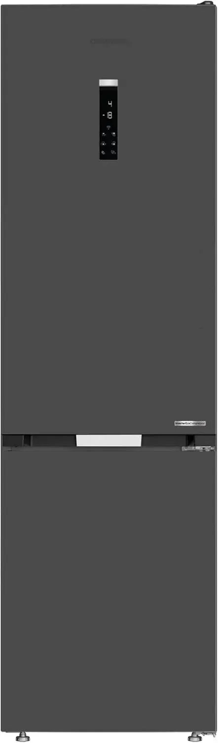 Frigorifero Combinato Grundig 200x60 cm Classe C, Total No Frost, Inox Scuro, Wi-Fi