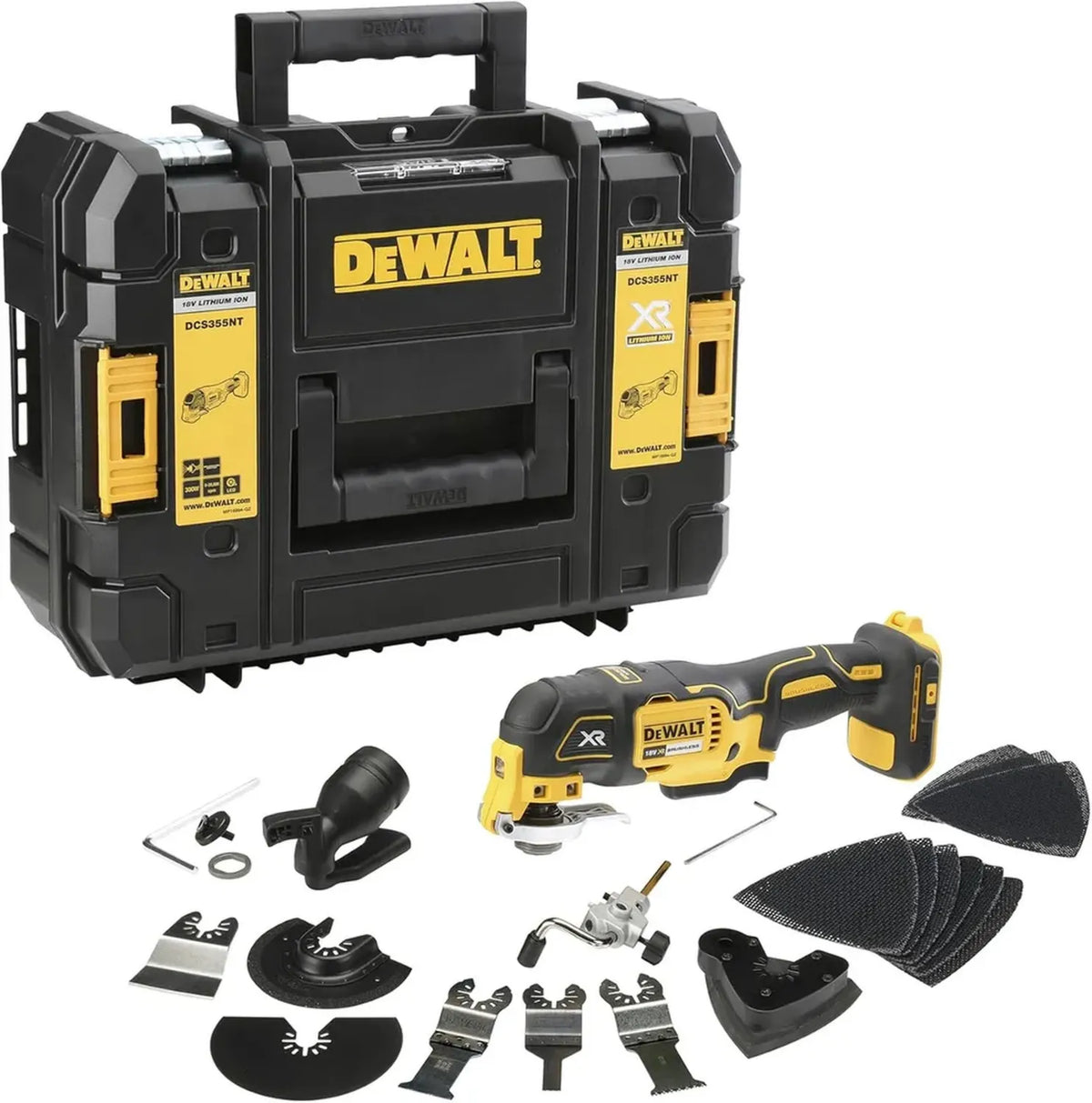 Utensile Multifunzionale DEWALT 18V XR, Solo Corpo in Valigetta T-STAK