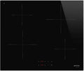 SMEG Piano Cottura a Induzione SI2641D, Vetro Nero, Design Elegante