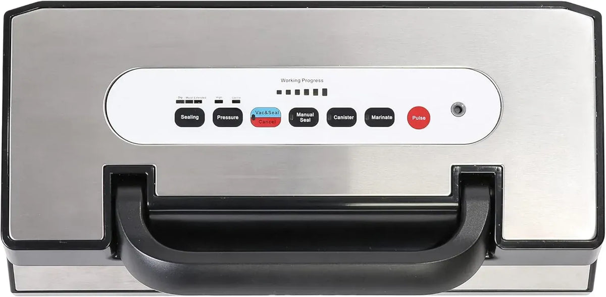 RGV Macchina Sottovuoto LED - Doppia Pompa, Barra Saldante, 135 W