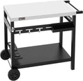 Carrello BBQ in Acciaio Inox per Grigliate e Forno Pizza Outdoor