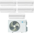 Sistema di Climatizzazione Multisplit Diloc Over, 5 Unità, 9000-12000 Btu, A++ R-32, Wi-Fi Opzionale