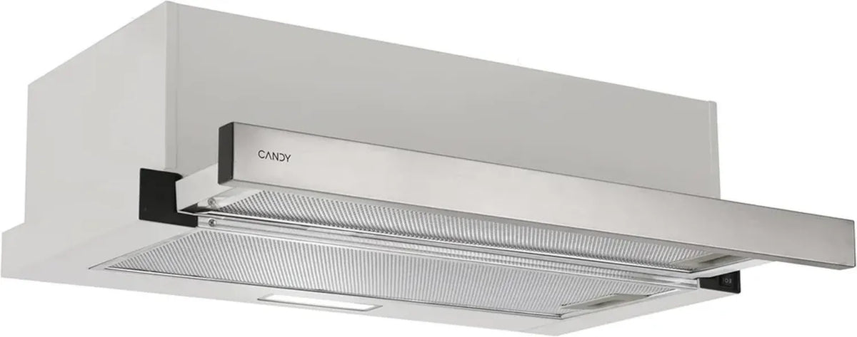 Candy CBT6130/3X Cappa Telescopica 60 cm, 2 Velocità, Luce LED, Classe B