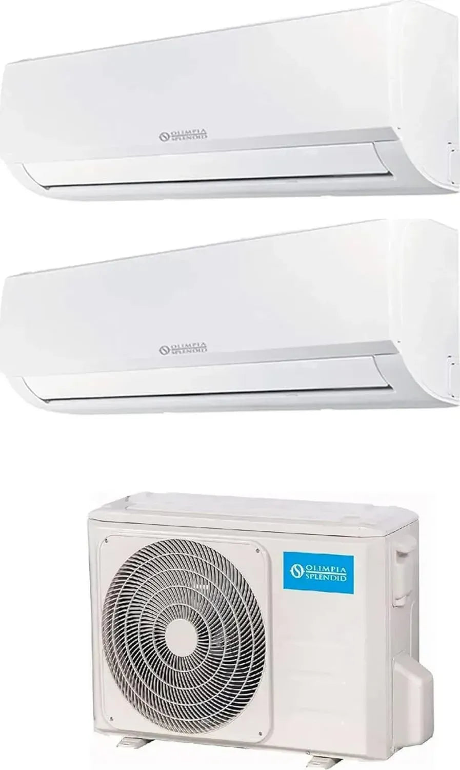 Sistema Climatizzatore Dual Split 12.000 BTU con Pompa di Calore, Classe Energetica A++/A+