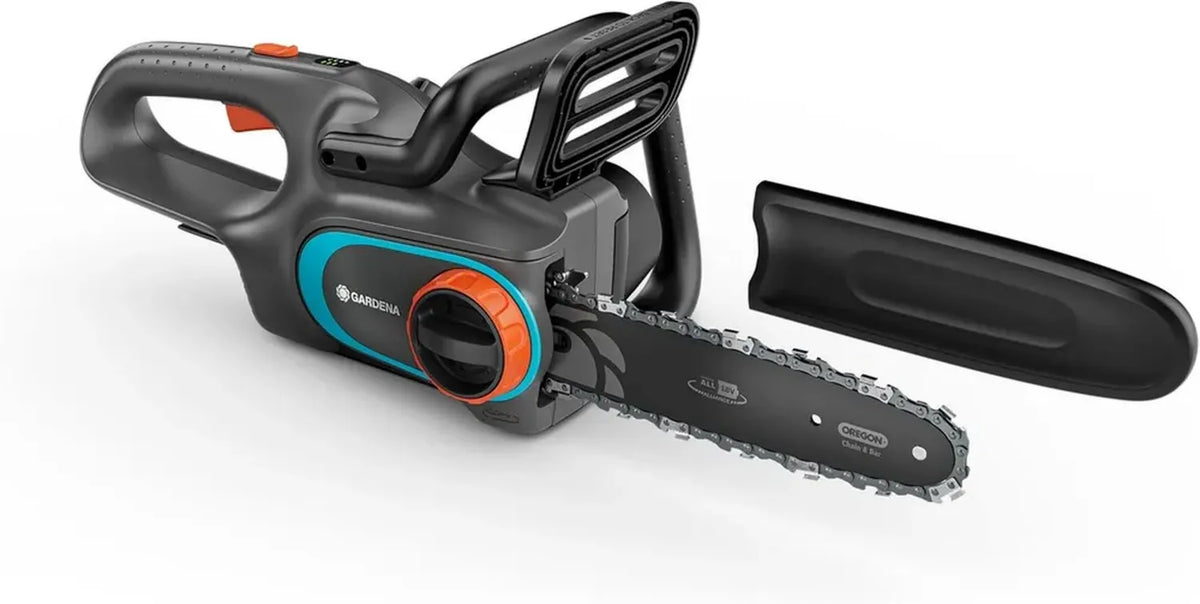 GARDENA Sega a Catena Senza Fili PowerSaw 250/18V Solo, Batteria Non Inclusa