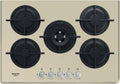 Hotpoint Piano Cottura a Gas 73 cm Champagne, 5 Fuochi