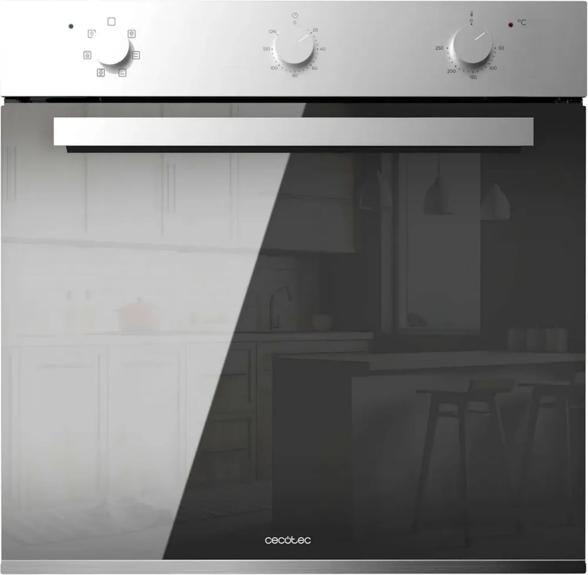 Forno Multifunzione da Incasso Cecotec Bolero Hexa 70L, 2800W, 6 Programmi, Porta Tripla Vetro