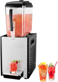 Distributore di Bevande Commerciale VEVOR 12L in Acciaio Inox 304 con Raffreddamento 246W