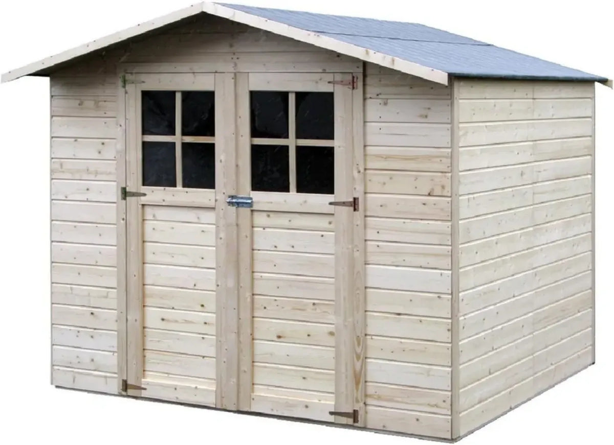 Casetta da Giardino in Legno a Pannelli, Val Gardena, Dimensioni L212xP182xH166/199 cm