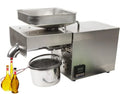 Estrattore di Olio Elettrico da Casa in Acciaio Inox, Pressa Automatica per Semi e Noci, 1500W