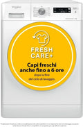 Lavatrice a Carica Frontale Whirlpool, 8 kg, 1200 Giri-Min, Bianco