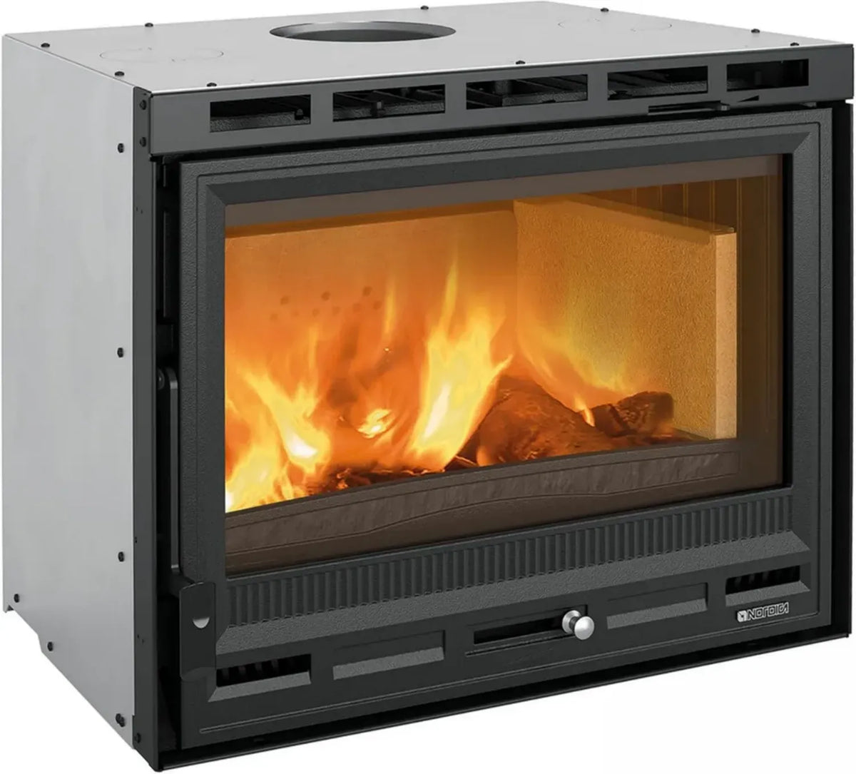 Inserto a Legna Nordica 70L Ventilato 9kW