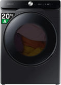 Samsung Lavatrice 20 Kg AI Control, WiFi Ecobubble, Carica Frontale, Vapore Igienizzante, Bianco/Nero