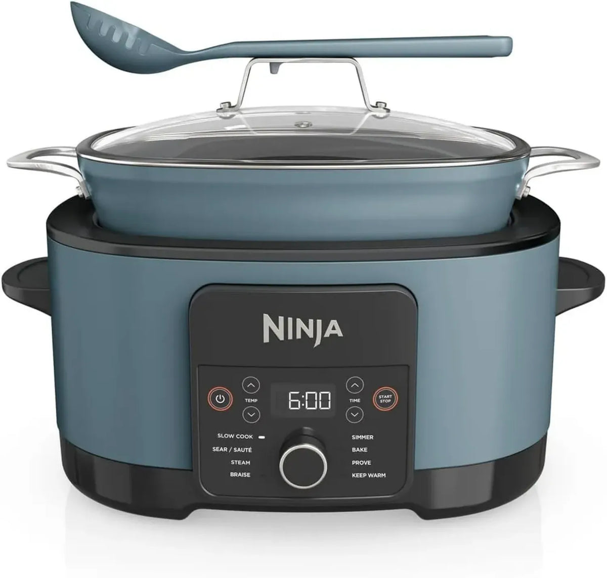Ninja Foodi 8L Multicooker Digitale 8 in 1 con Casseruola Antiaderente e Accessori