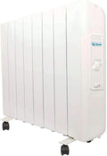 Termosifone Elettrico Farho Eco R ULTRA 1330W con Cronotermostato e Ruote, Adatto per 18 m², Garanzia 10 Anni