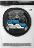 Asciugatrice a Carica Frontale Electrolux 8 kg, Nero/Bianco, Classe Energetica A