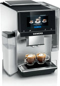 Macchina da caffè automatica Siemens EQ700, display iSelect, acciaio inossidabile, bianco
