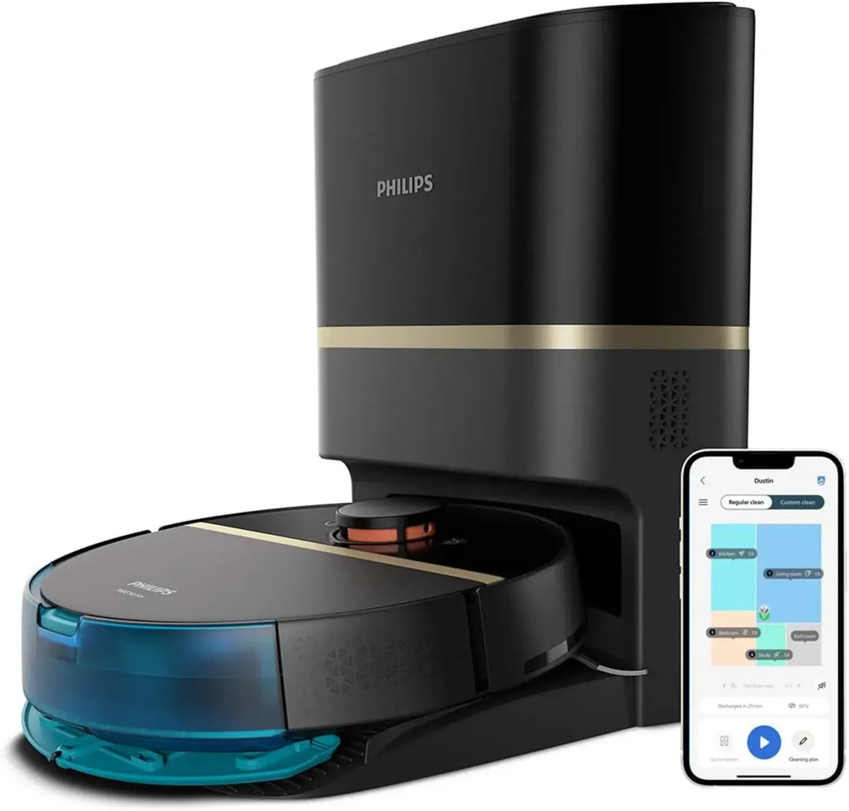 Robot Aspirapolvere Philips Serie 7000 con Mappatura e Alta Potenza