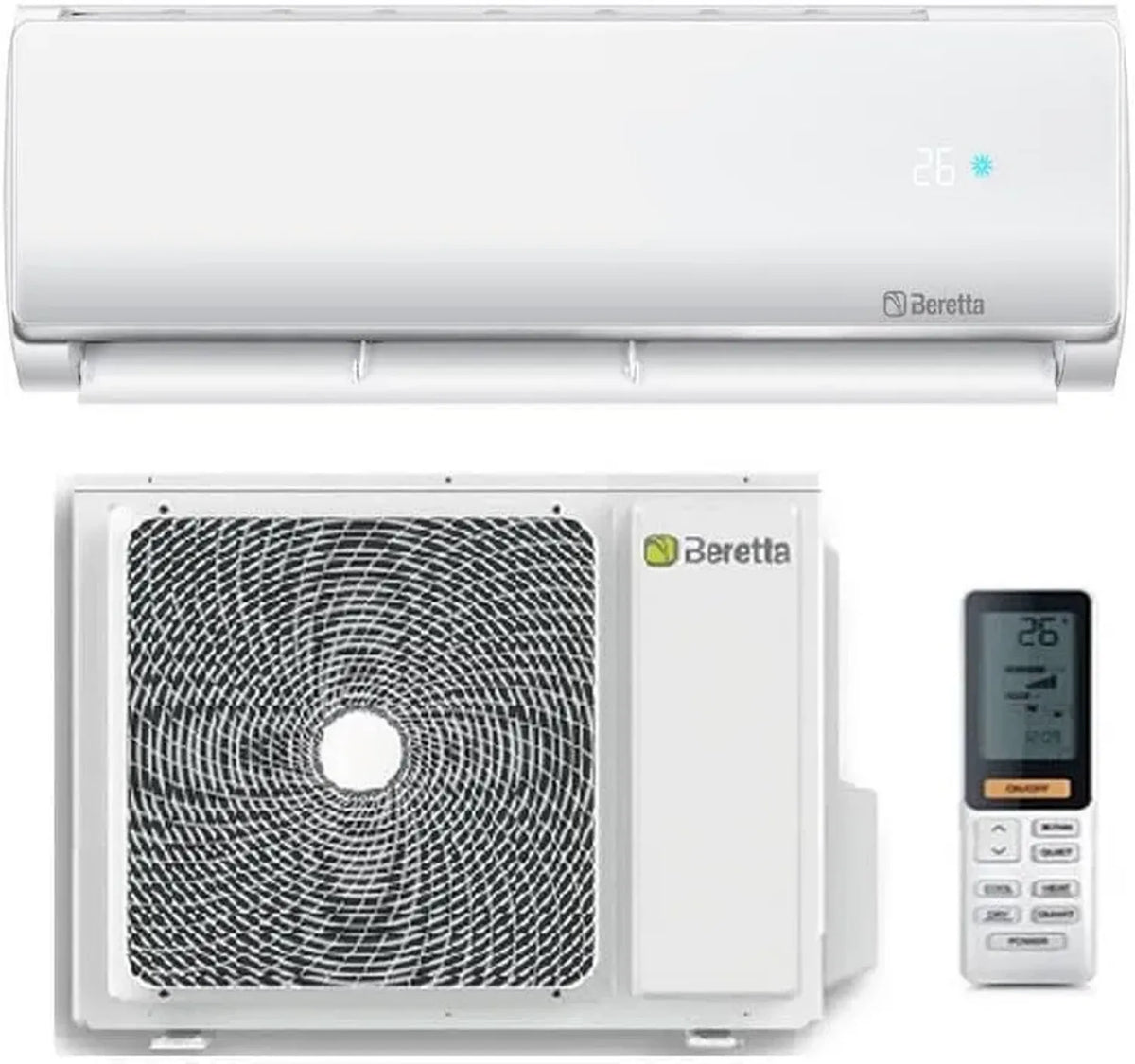 Climatizzatore Monosplit Breva 12000 BTU con Inverter Wi-Fi Opzionale R-32