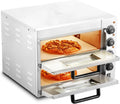Forno Pizza Elettrico 2 Strati Acciaio Inossidabile VEVOR, Uso Ristorante e Casa