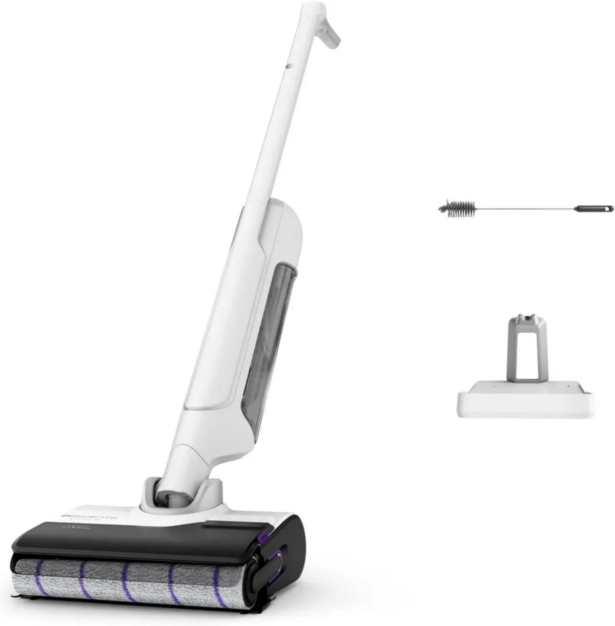 Rowenta X-Clean 10, Lavapavimenti Cordless, 60 Minuti di Autonomia, Tecnologia Intelligente, Doppio Serbatoio, Pulizia Angoli, Modello GZ7035