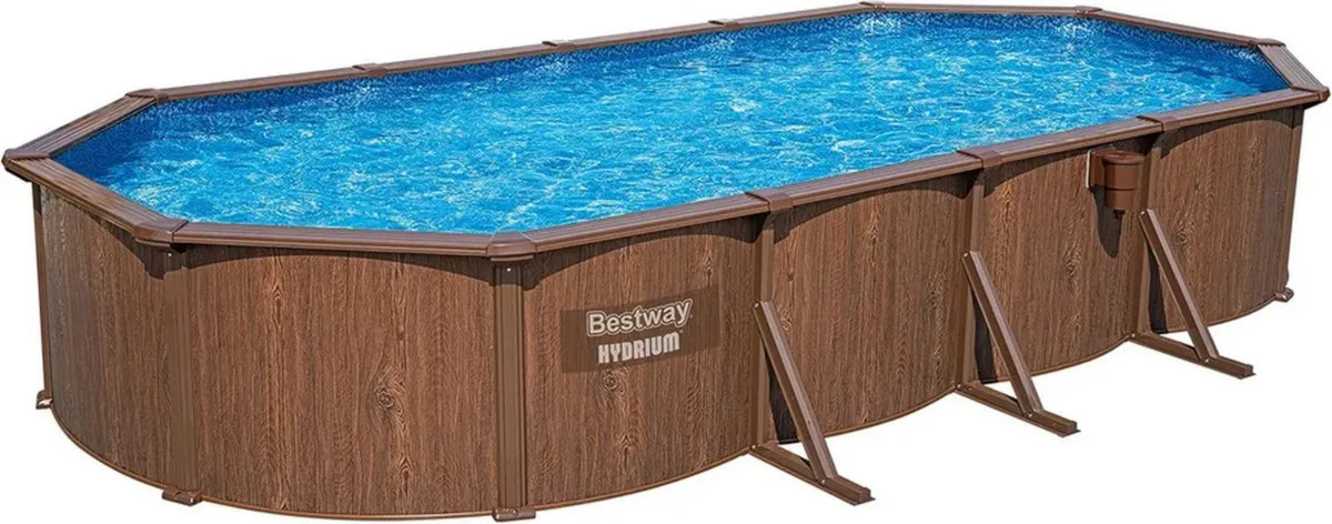 Set Piscina Ovale Bestway 7.30 m x 3.60 m x 1.30 m Fuoriterra