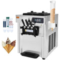 Macchina per Gelato Commerciale 3 Gusti 18-28 L/h, VEVOR con Capacità 11L e Pulizia Automatica