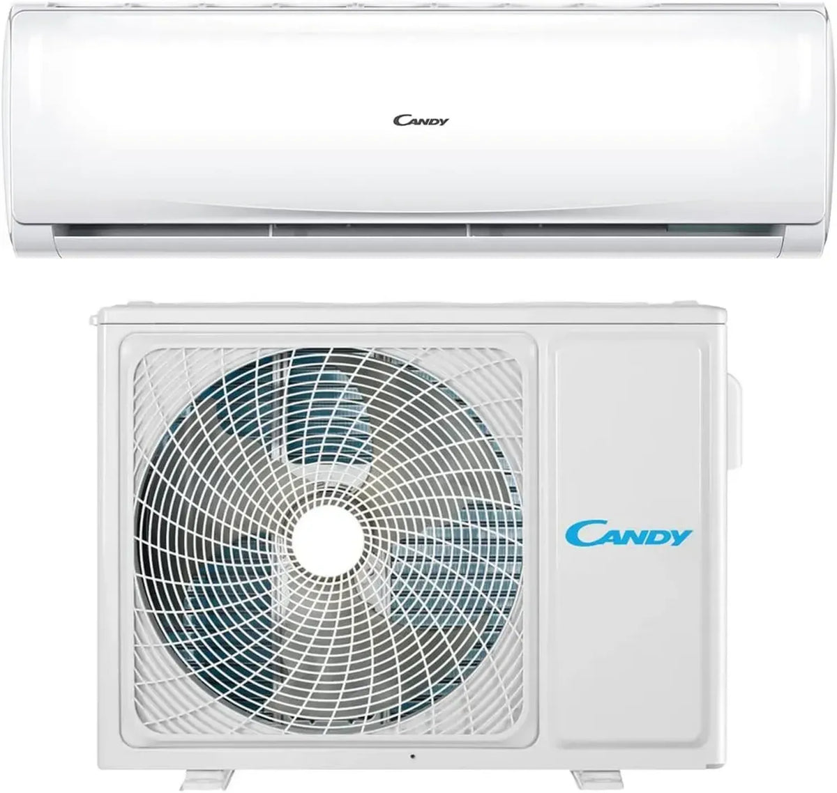 Candy Climatizzatore Monosplit Smart 12000 BTU, Silenzioso 20 dBA, Pompa di Calore, Self-Clean, Controllo Remoto App