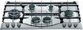 Hotpoint Ariston - Piano cottura a gas 90cm, finitura inox