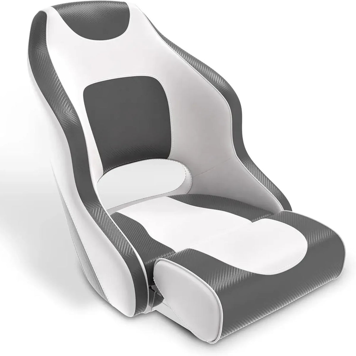 Seat Pro Sportivo Pieghevole per Barca, Bianco/Antracite