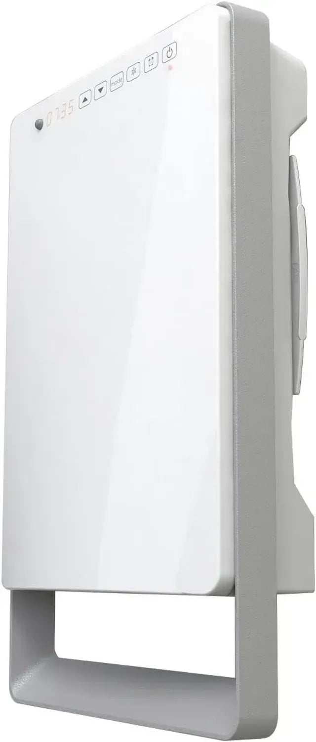 Termoventilatore digitale Radialight TOUCH con portasalviette integrato, Grigio Perla
