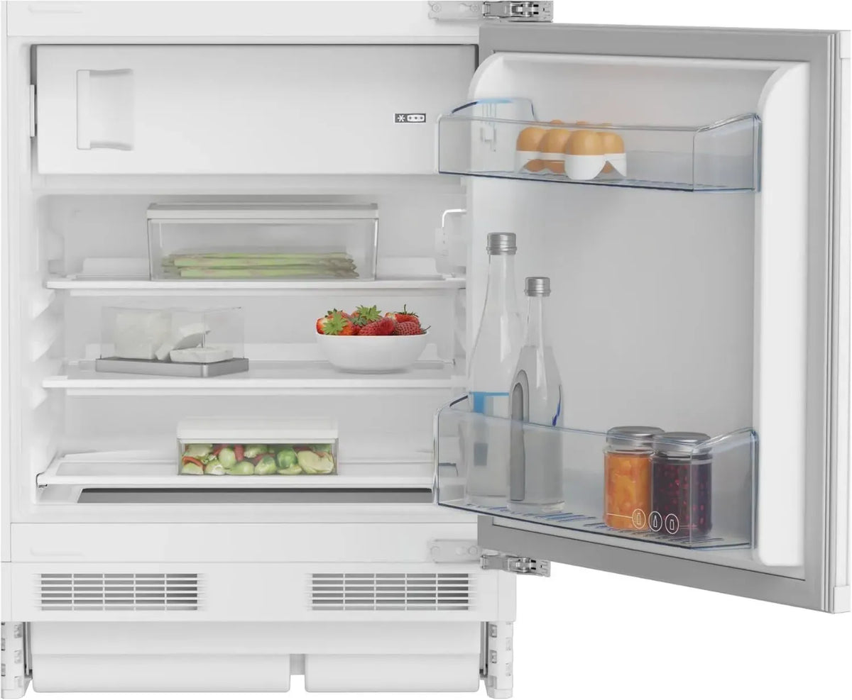 Beko BU1153HCN - Frigorifero Incasso 4 Stelle con Congelatore, Porta Fissa, 60 cm, 37 dB
